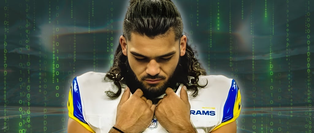 Puka Nacua Los Angeles Rams player - Glitch In The Matix - Unlikely Success blog