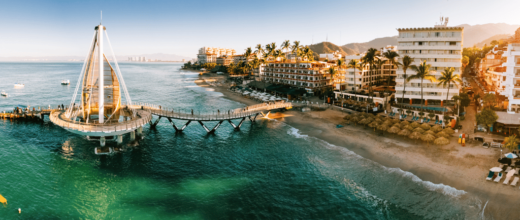 Vista panorâmica de Jalisco em Puerto Vallarta, México.
