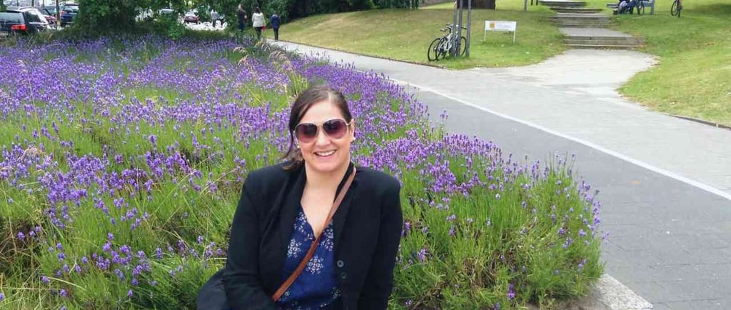 autora do blog visitando Kiel