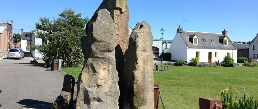 foto do centro de Invergordon na escócia