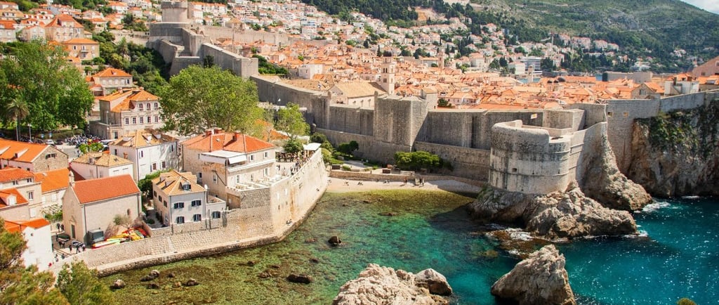 vista aerea da cidade de Dubrovnik