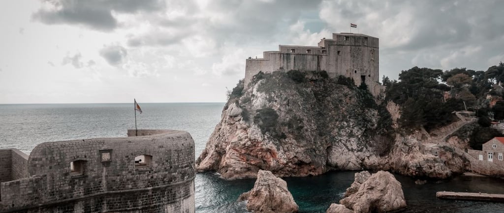 fortaleza cenario da serie de tv em Dubrovnik