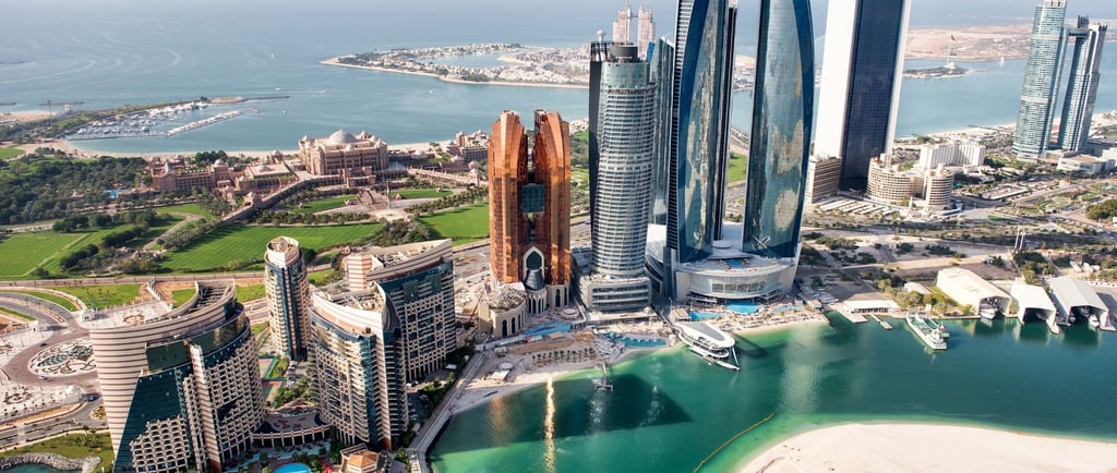 foto panoramica de abu dhabi