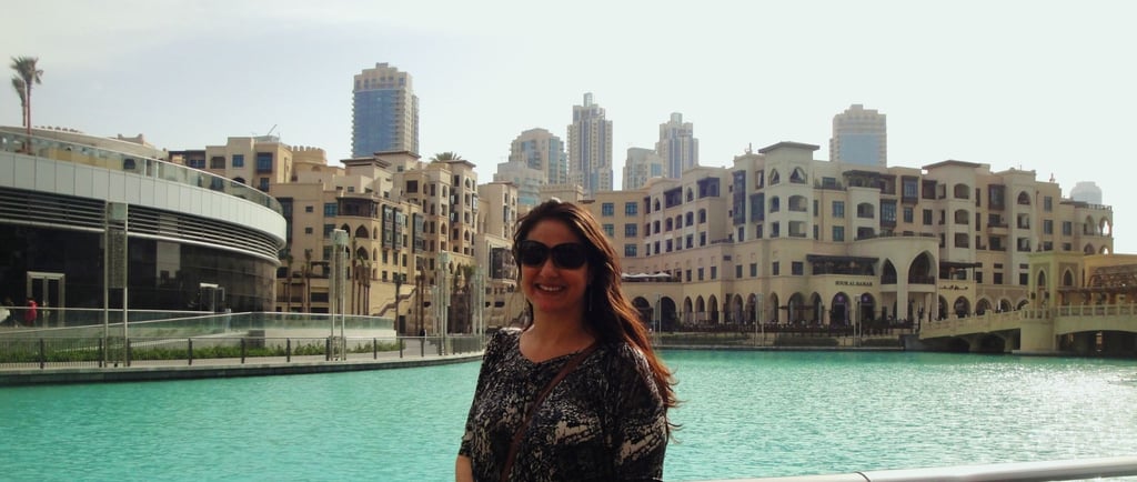 foto da autora em dubai