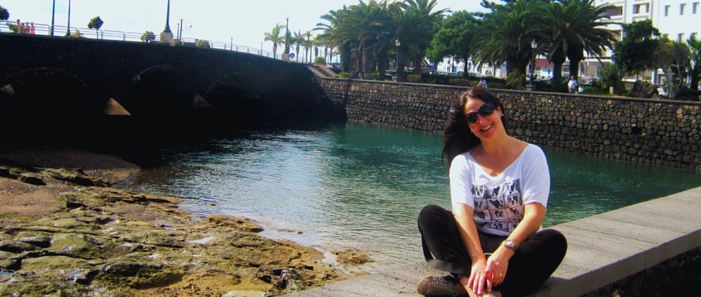 foto da autora em Arrecife, Lanzarote