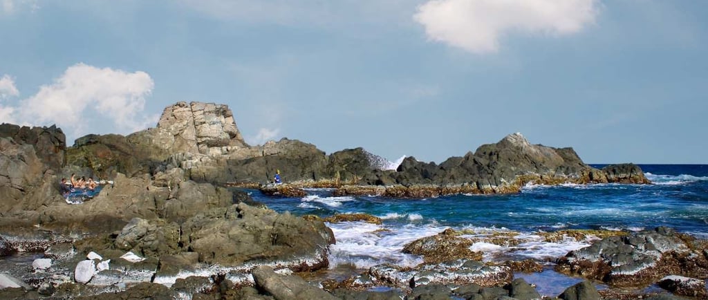 Piscina natural de Conchi em Aruba.