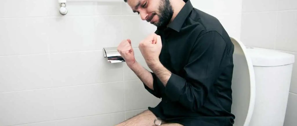 शौच करते समय धात गिरना