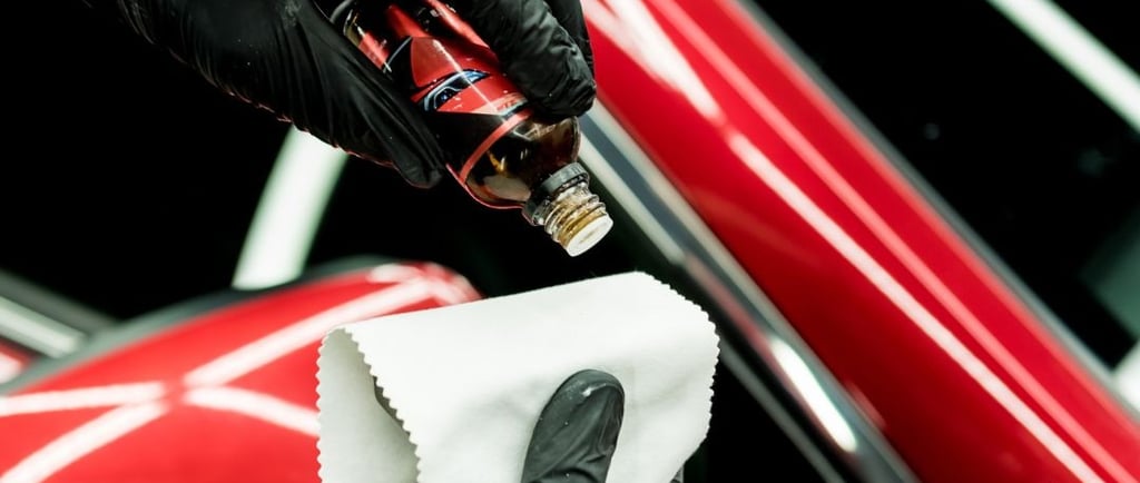 ceramic coating applied to a car