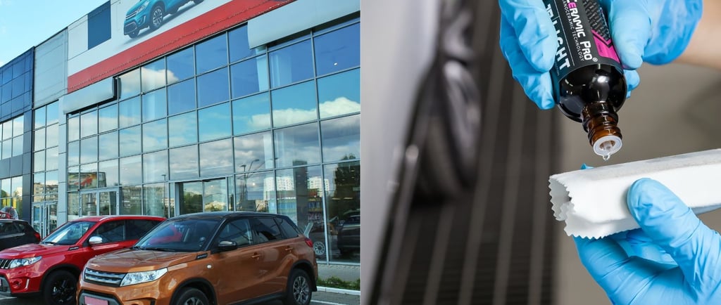 car dealership vs Detailer