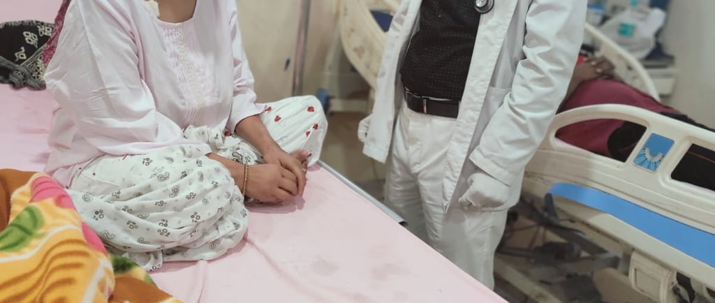 Physiotherapist helping patient in Patna