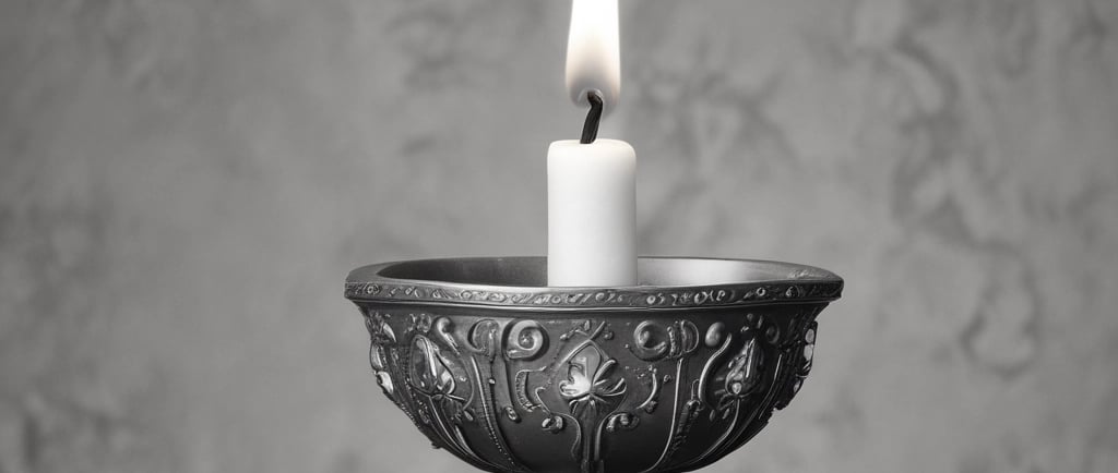 a black and white photo of a statue of a monkey