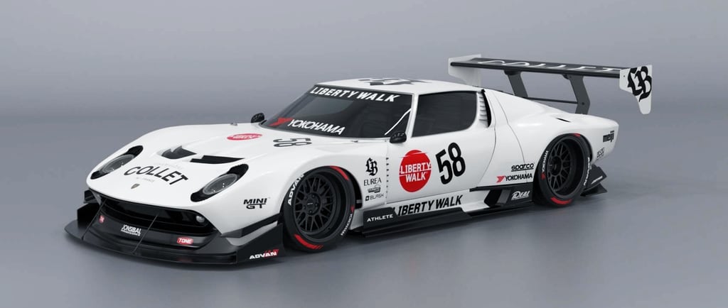 lamborghini miura liberty walk tuning