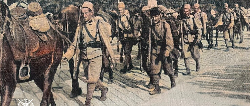 Les soldats bosniaques au départ pour le front.