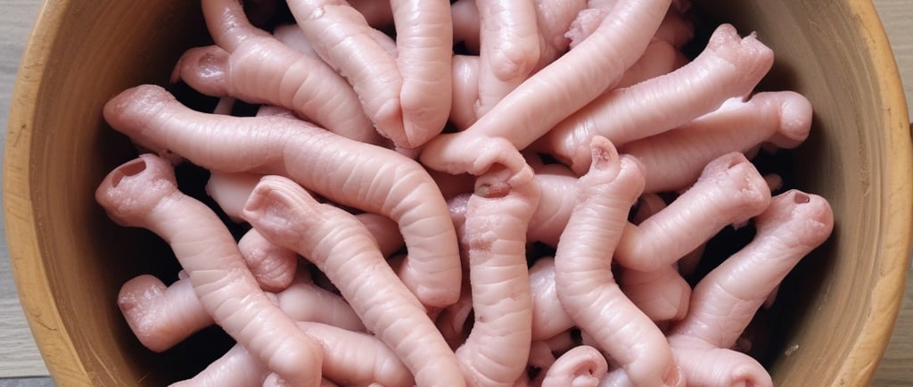 Dog enjoys a colorful meal from its interactive dish.