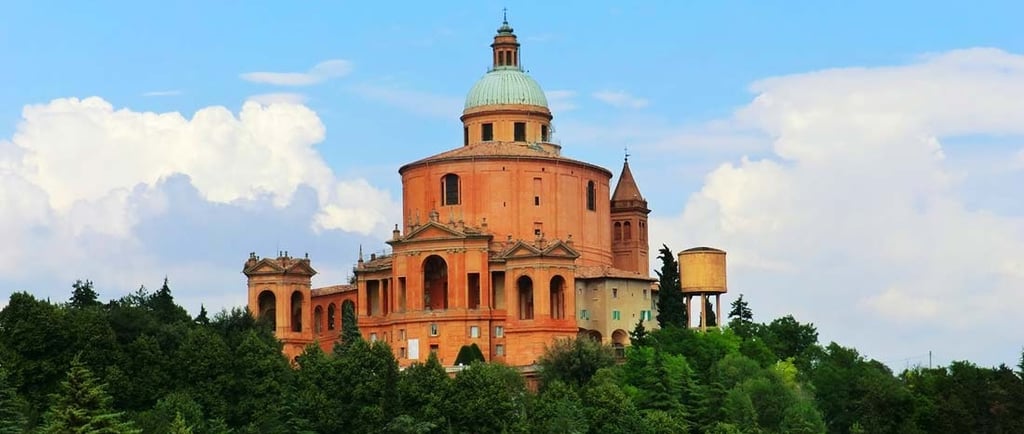 Panoramica del Santuario di San Luce Bologna