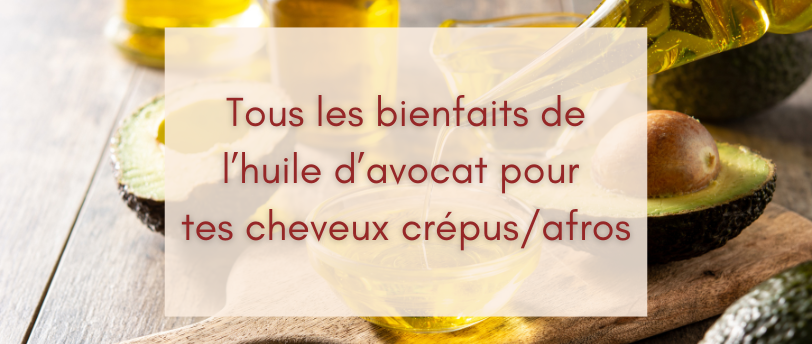 L'huile d'avocat et ses bienfaits pour les cheveux crépus