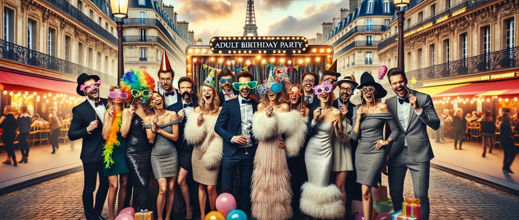 groupe personnes anniversaire adulte