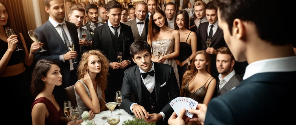 magicien close up avec des cartes