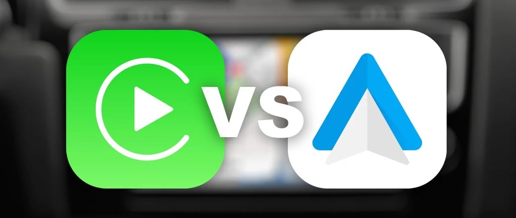 android auto vs Apple car Play