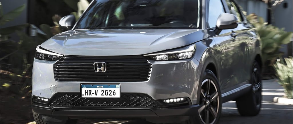 Novo Honda HR-V cinza preços e versões