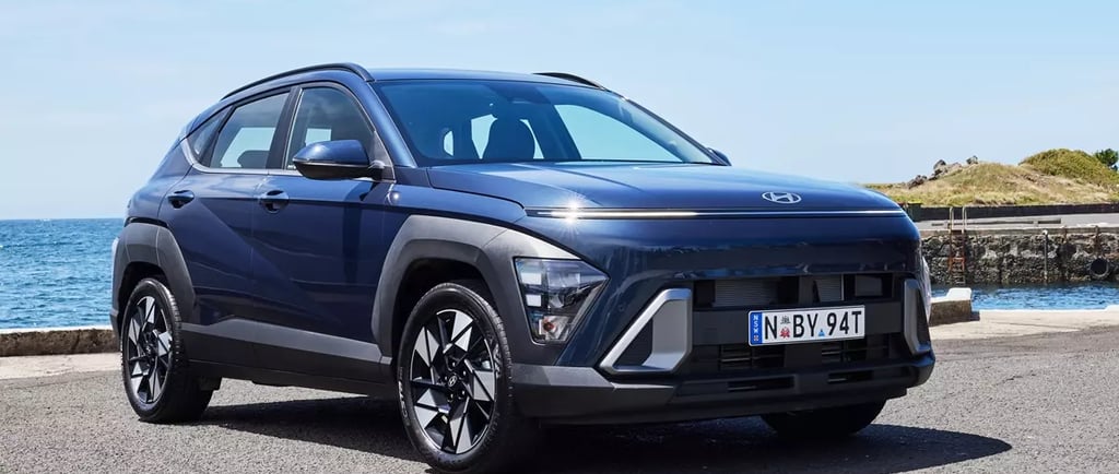 Hyundai Kona azul