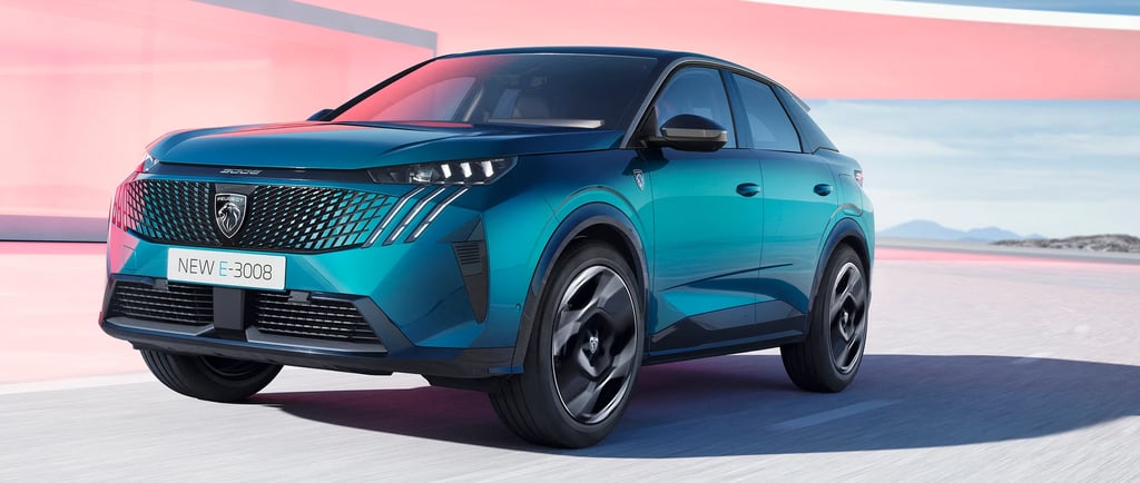 Peugeot 3008 azul no Brasil
