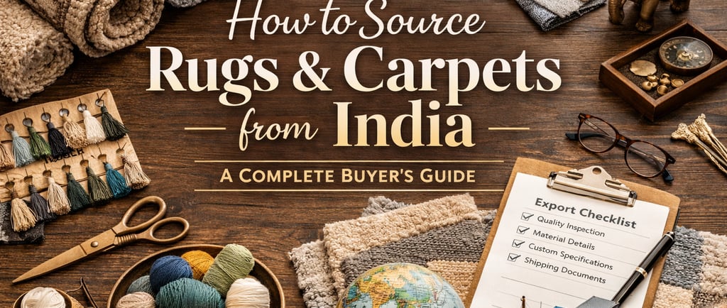   India is one of the world’s leading hubs for rugs and carpets manufacturing, offering a wide range