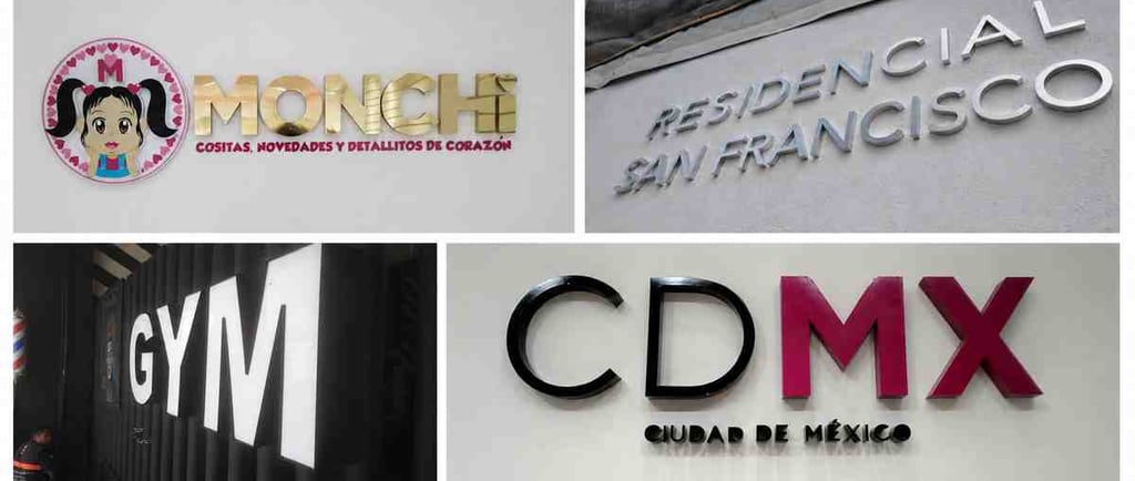 letras 3d en cdmx  fabricacion de letras 3d  letras 3d para negocios  letras 3d precios cdmx  proved