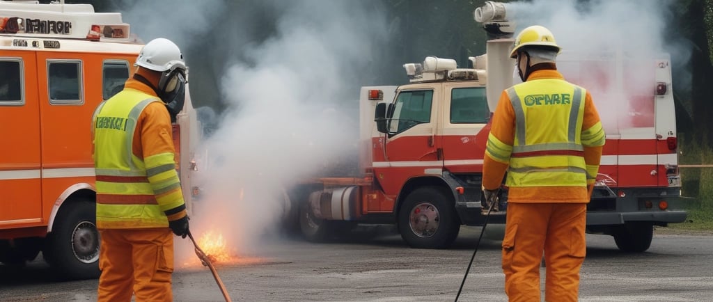 A person stands lit by a bright green beam.
