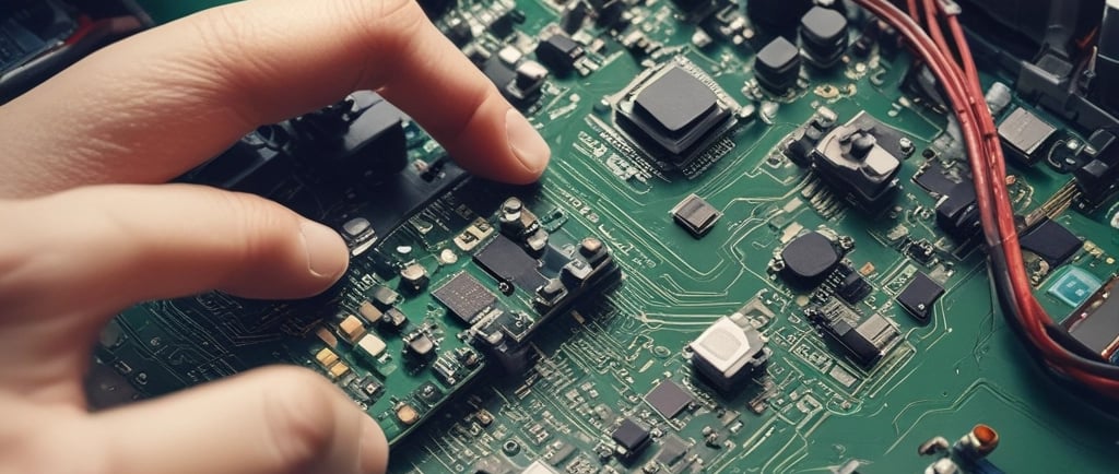 A delivery truck driving down a city street