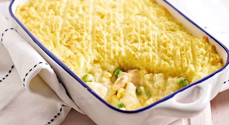 Easy Fish Pie with Mashed Potato Topping