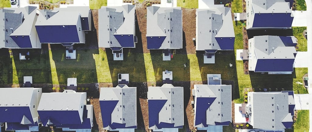 Aerial Photo Of Homes