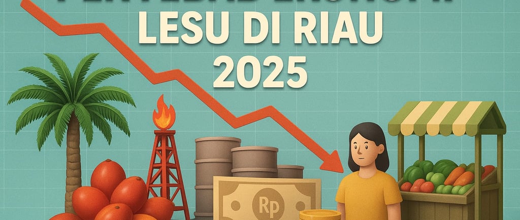 penyebab ekonomi lesu di riau
