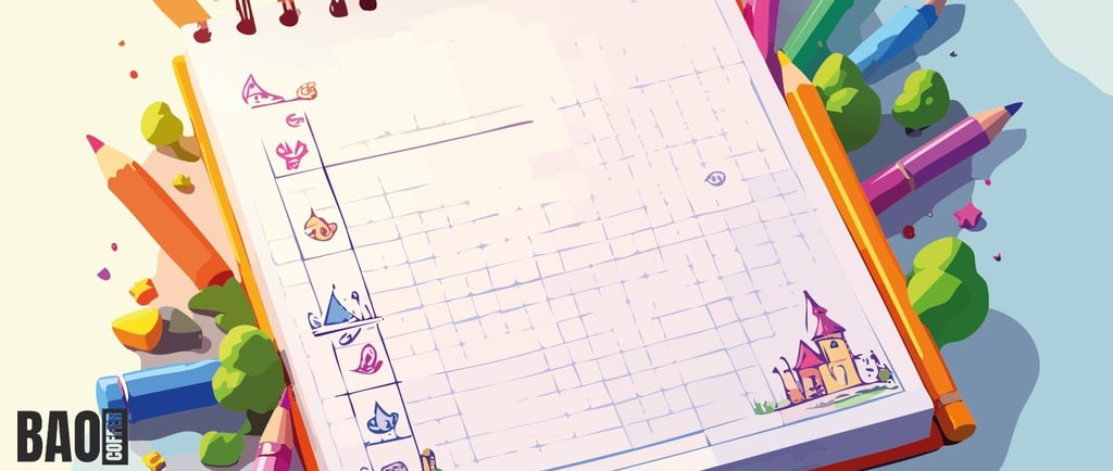 Actividades Imprimibles de Dibujar (Draw) para estimular la creatividad - BAOcoffer