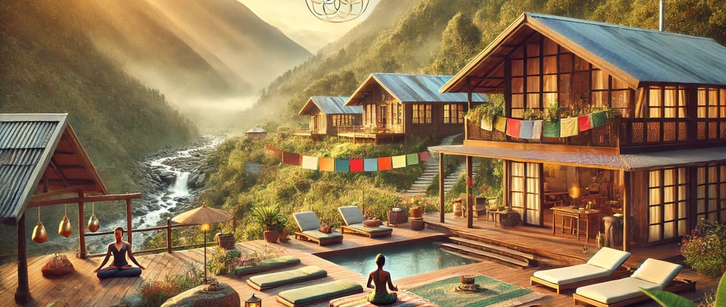 Integrative therapy center in Rishikesh offering yoga, Ayurveda, and holistic healing sessions