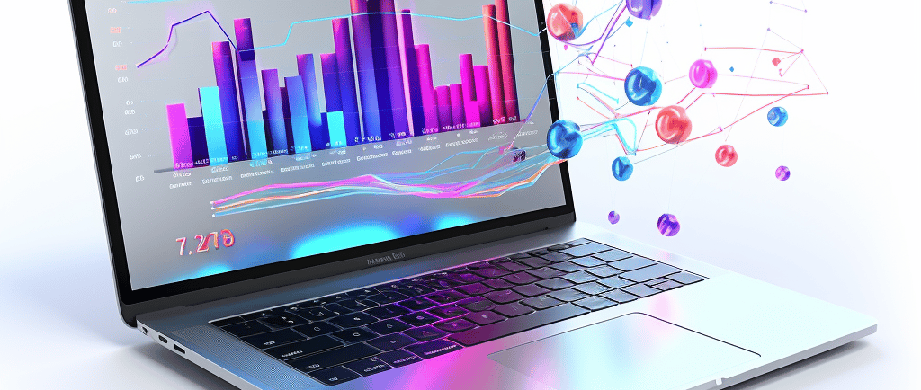 a-macbook-screen-having-numbers-and-charts-flying-out-style-realistic-drawing-white-background-ai-drawing