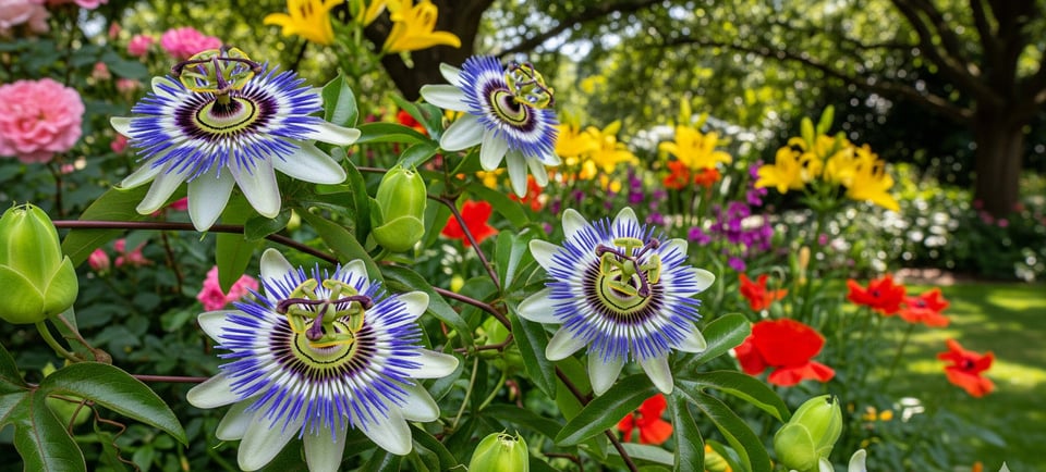 a bunch of flowers that are in a garden