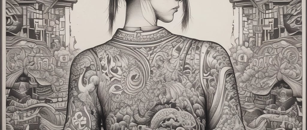 japanese flower tattoo art woman