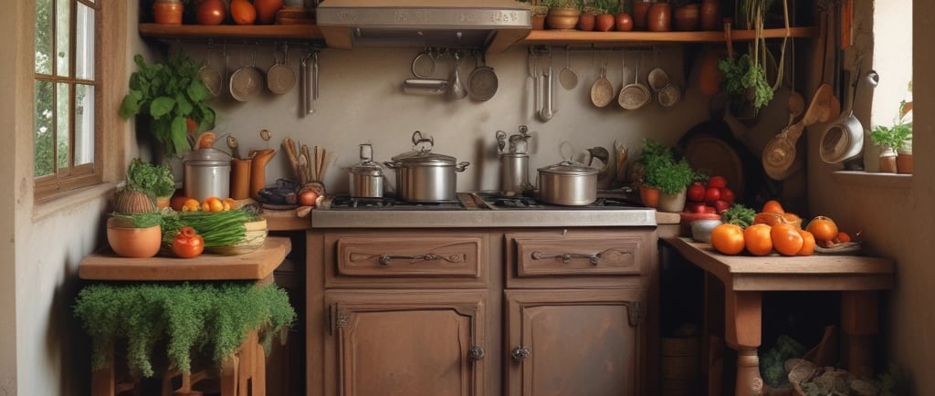 old style italian kitchen