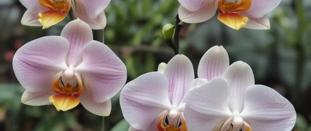 lovely pink orchids