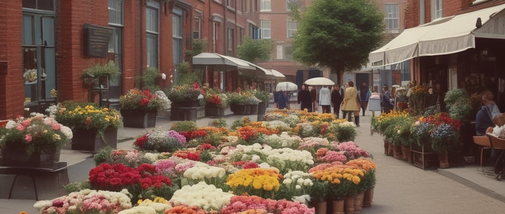 floriography flower street scene