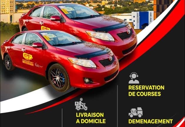 Taxi privé VTC de G7 Transport & Services au Niger : service VIP, discret et sécurisé, disponible 24