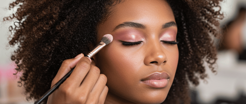 Your Go-To Spring Makeup Look with Pink Eyes & Berry Lips.