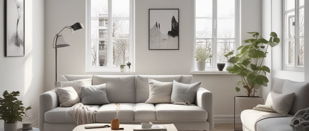 photo of white staircase