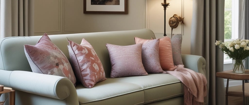 A cluttered shop filled with lamps and decorative items