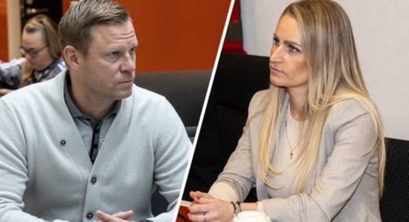 Helena Koivu ja Mikko Koivu