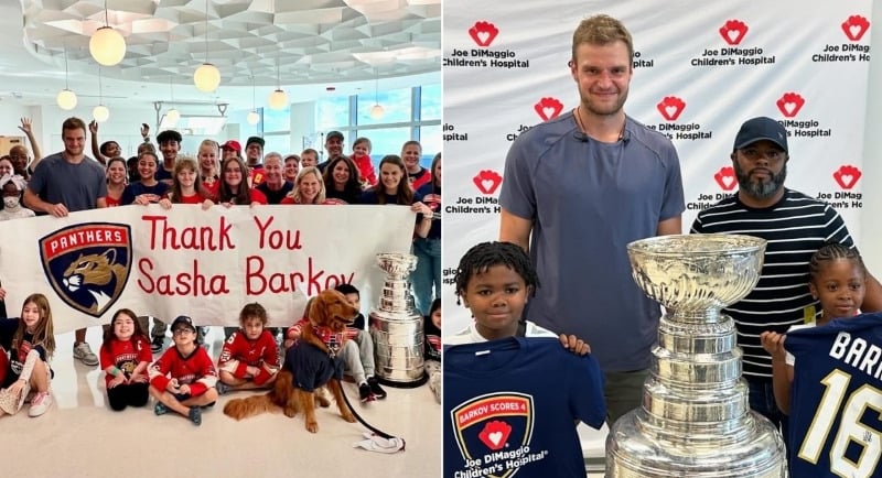 Aleksander Barkov Joe DiMaggio Children’s Hospital