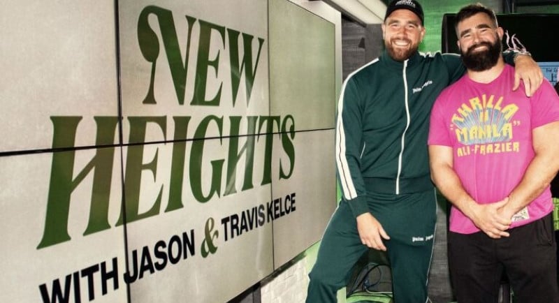 Travis ja Jason Kelce podcast