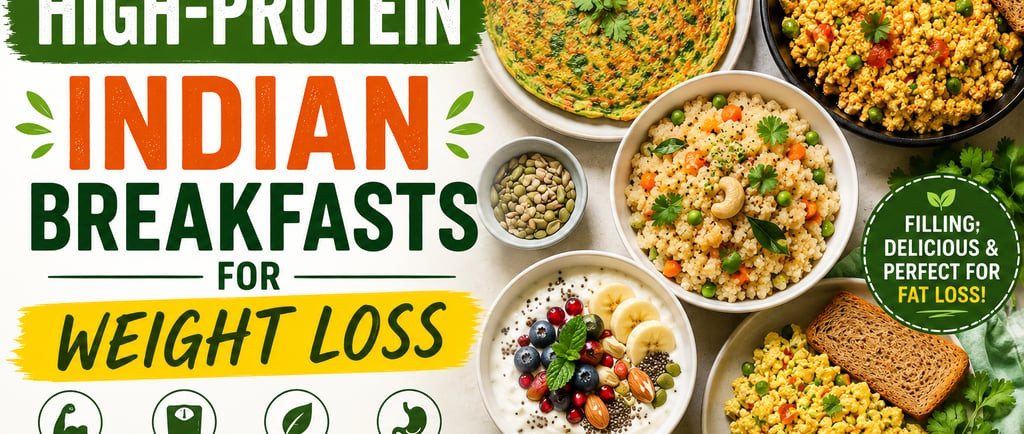 High Protein Breakfasts for Weight loss