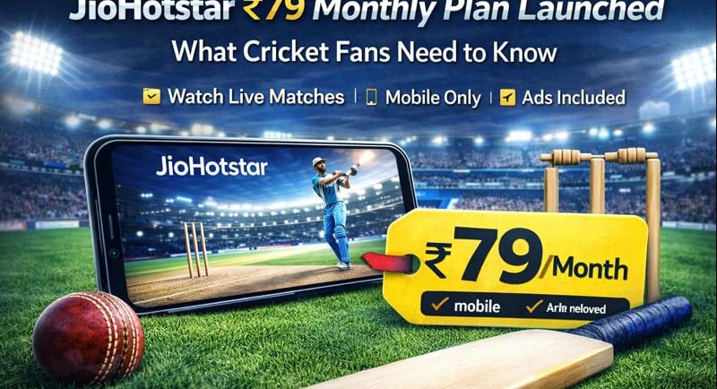 JioHotstar launches a ₹79 monthly plan for cricket fans. Check plan benefits, live match access, dev